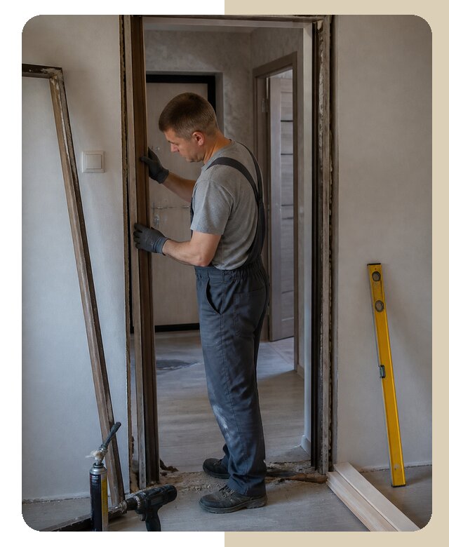 Замена дверной коробки в Шадринске по цене от 4653 р. | ДвериЛегко-Шдр